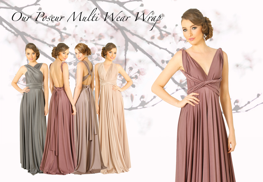 Poseur wrap dress top