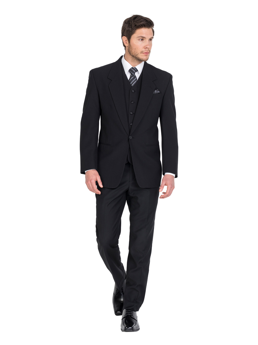 Beethoven Black Lounge Suit - Dorian Black