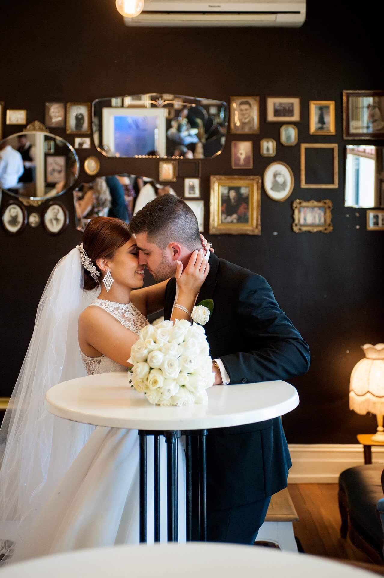 traditional church real wedding greek orthodox ferrari formalwear & bridal