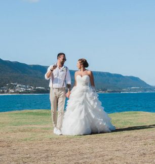 rustic beach real wedding ferrari formalwear and bridal