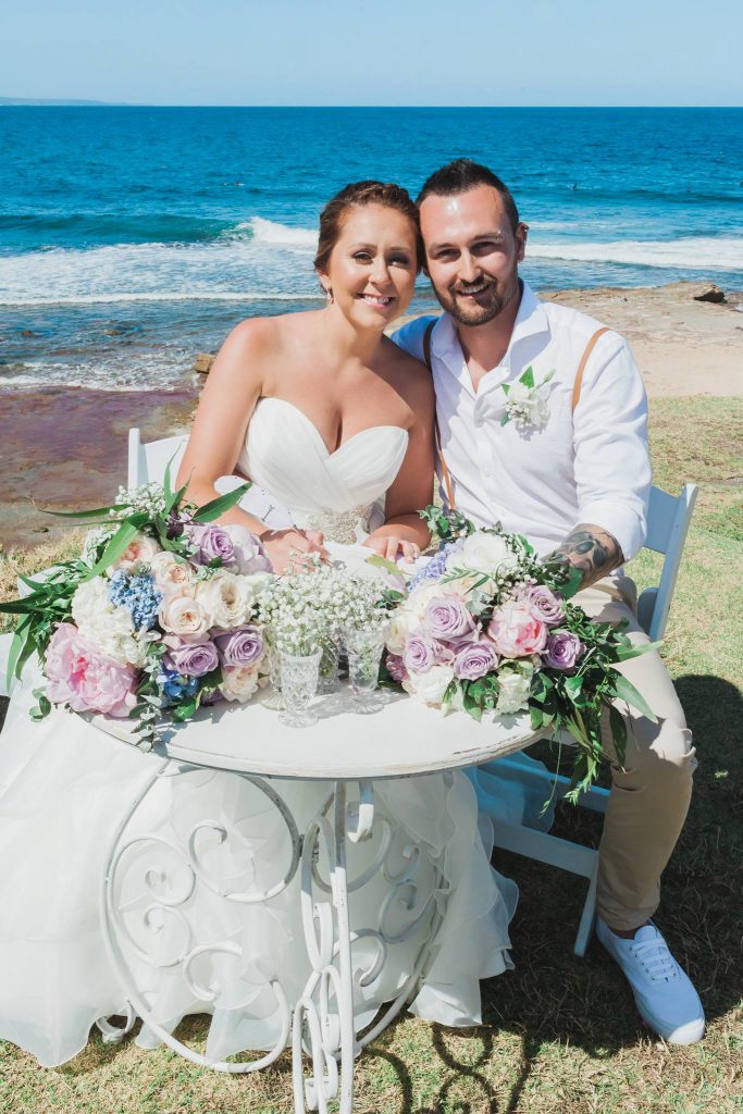rustic beach real wedding ferrari formalwear and bridal