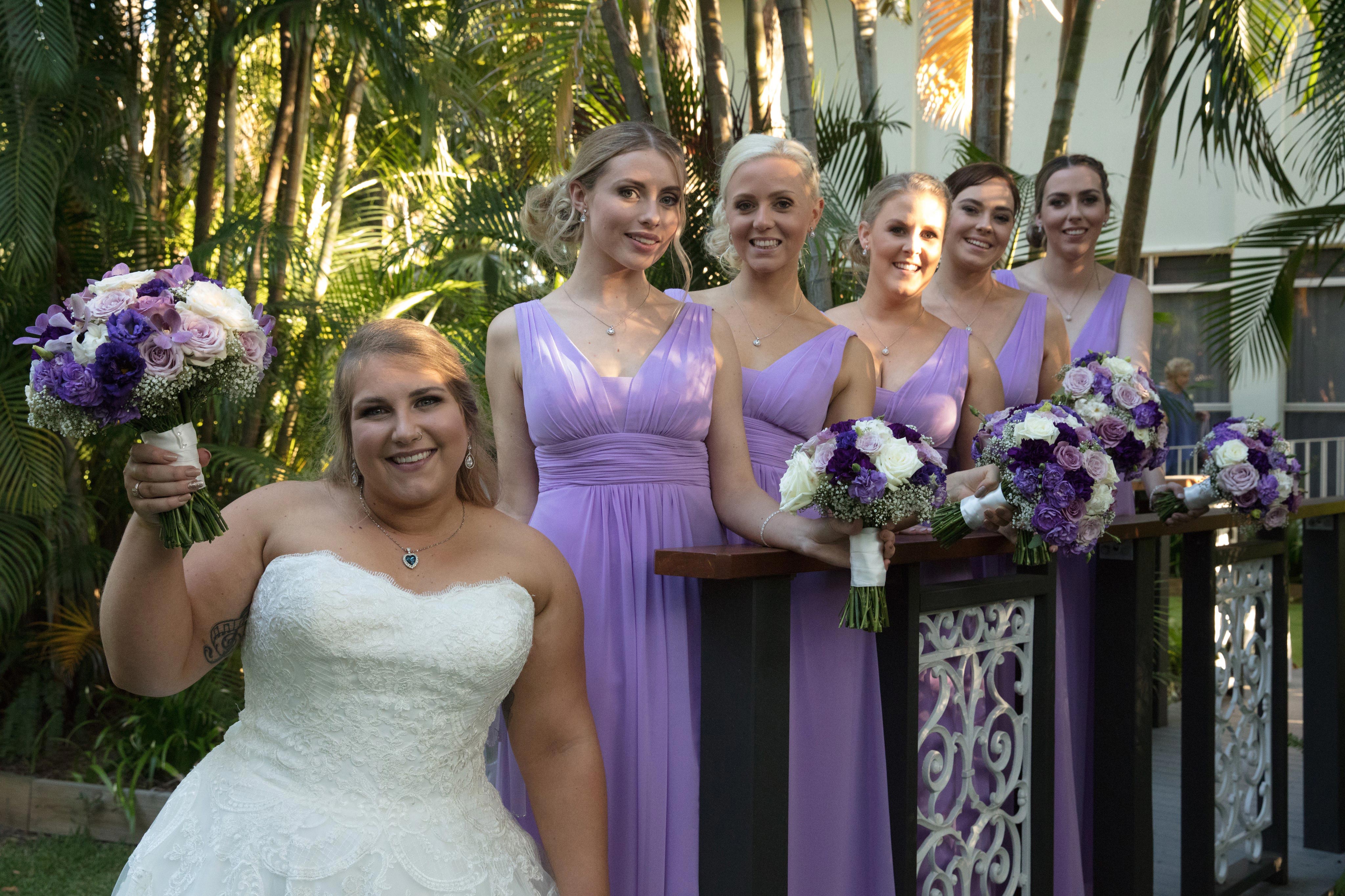 ferrari formalwear & bridal real weddings garden wedding