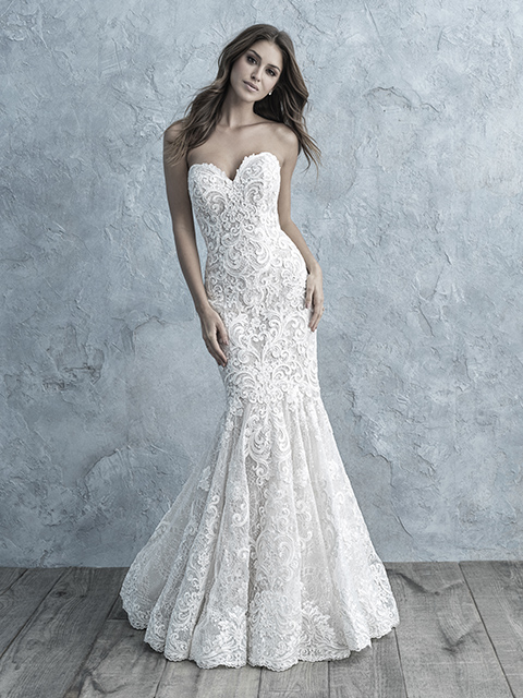9666 Allure Bridals Lace Wedding Dress