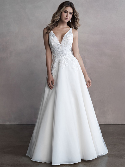 Allure Bridals 9800 Beautifully Classic Gown and Gorgeous Train