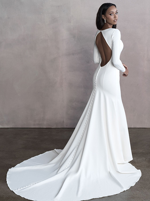 Allure Bridals 9801 Open back Wedding Dress