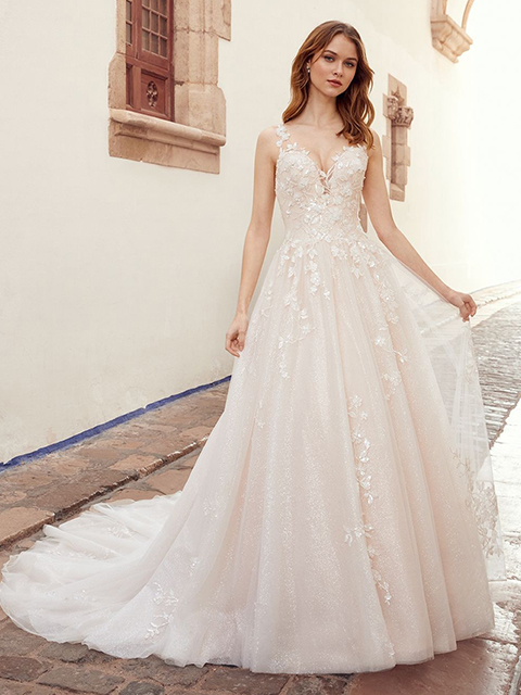 Abella E113 Alice Sparkling Tulle Wedding Dress