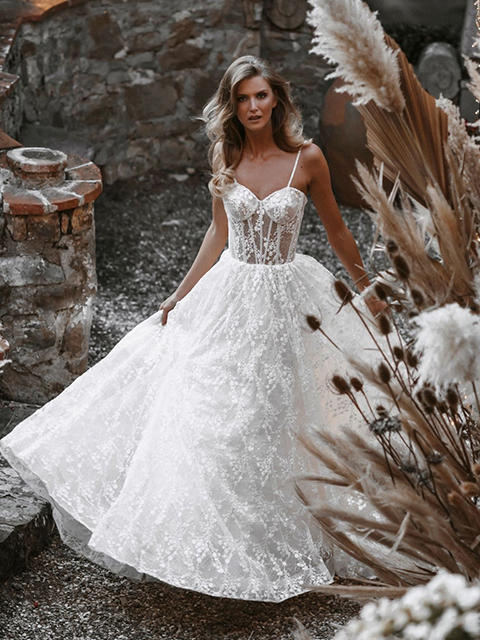 Abella E150 Satine Romantic Blooms Wedding Dress