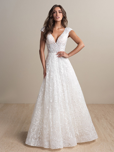 Abella E153 Camille Sequins Shimmer Wedding Dress