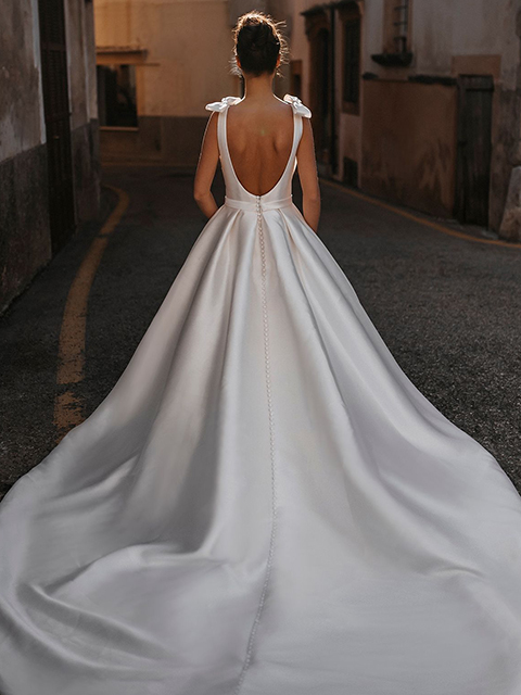 Abella E173 Molly Petite Classical Wedding Dress