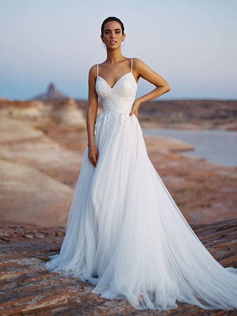 F191 Tulle Skirt Wedding Dress