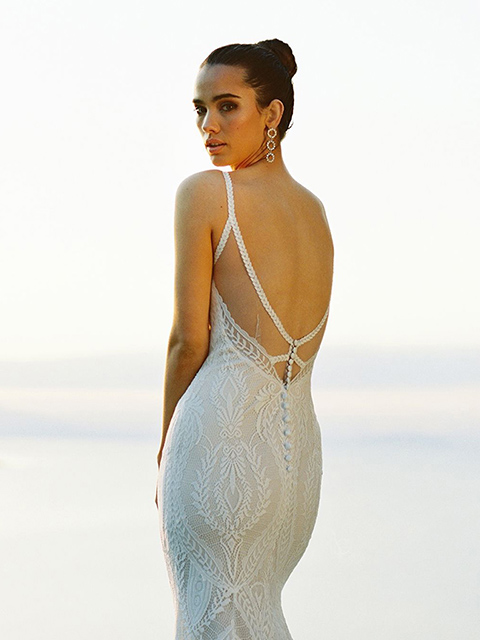 F211 Lace Lining Wedding Dress